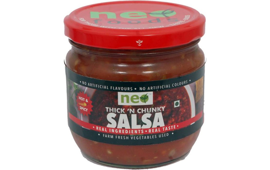 Neo Thick 'N Chunky Salsa (Hot & Spicy)   Glass Jar  330 grams